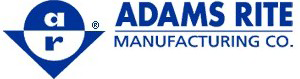 Adams Rite Manufacturing logo in blue text.