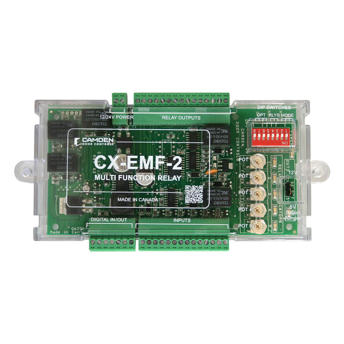 Electronic circuit board for door control system.