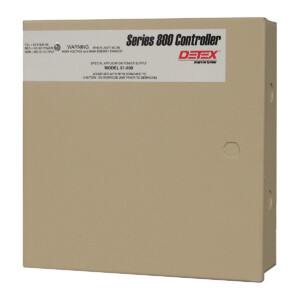Security controller box, beige, labeled Series 800 Controller.