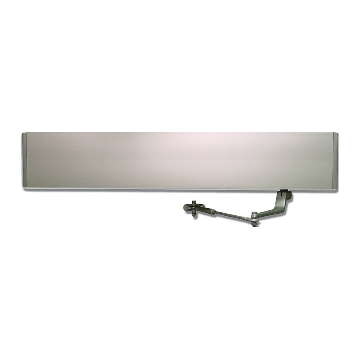 Automatic door closer with an extended arm.
