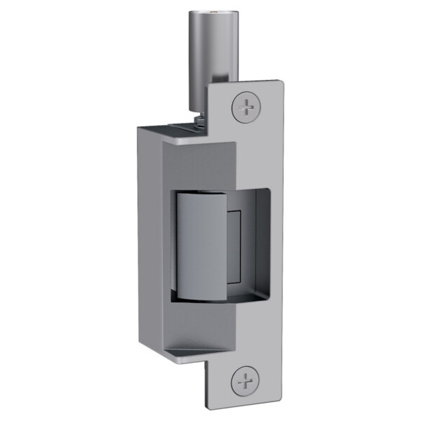 Metallic security latch with rotating mechanism.