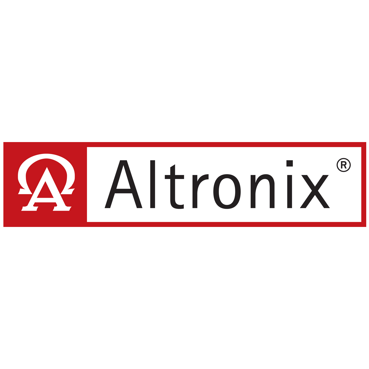 Altronix logo with red and black design.
