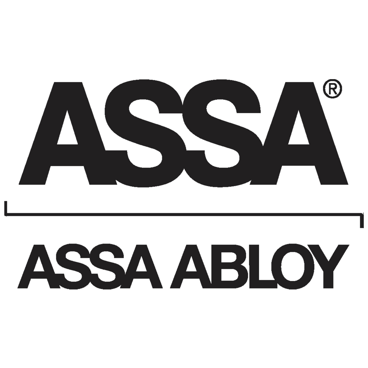 ASSA ABLOY logo with bold lettering.