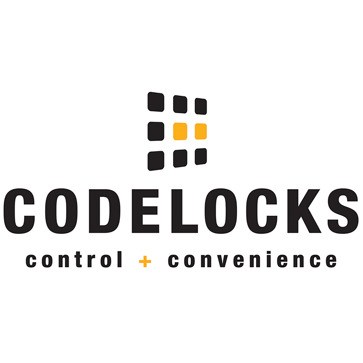 Codelocks logo displaying squares and text.
