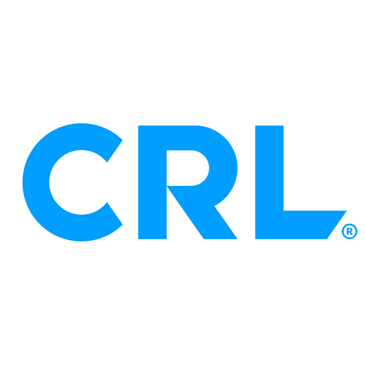 CRL logo in bold blue letters.