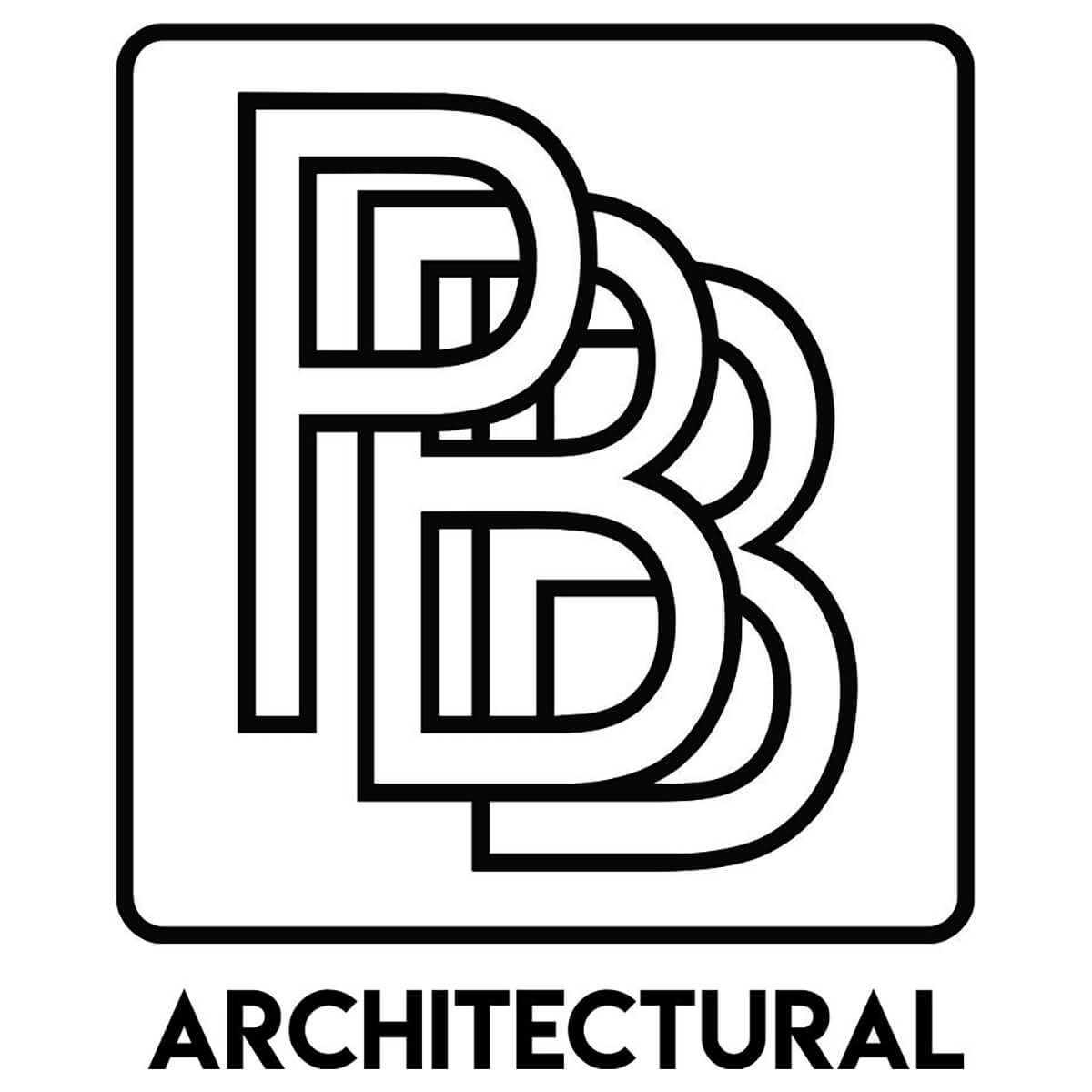 PBB Architectural logo in black and white.