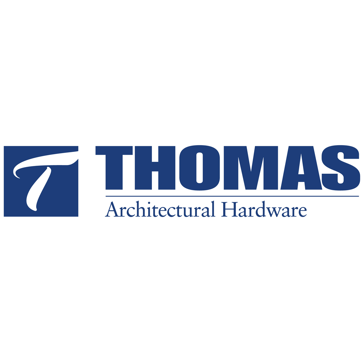 Thomas Architectural Hardware logo on a white background.