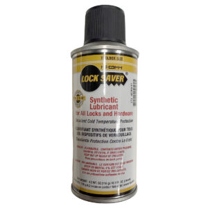 Lock Saver lubricant can for locks and hardware.